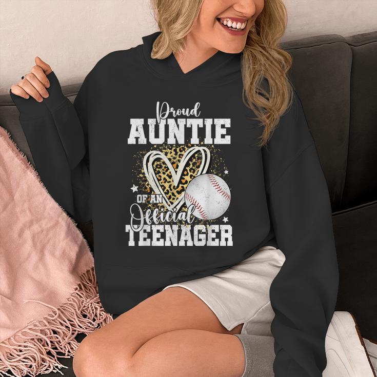 Proud Auntie Of An Official Teenager 13th Birthday Baseball Unisex Hoodie Proud Auntie Of An Official Teenager 13th Birthday Baseball Unisex Hoodie