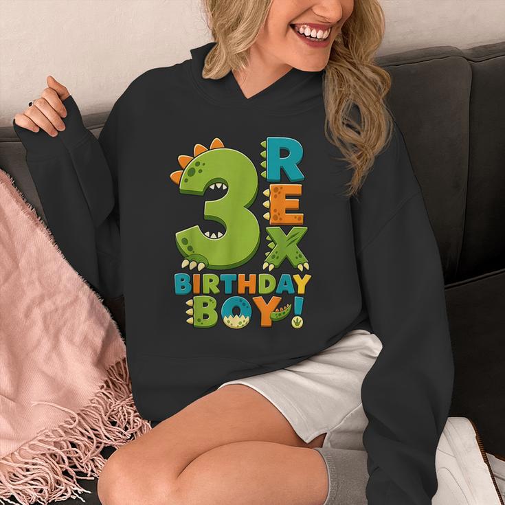 Rawr I'm 3 Three Rex Dinosaur 3Rd Birthday Boy Party パーカー