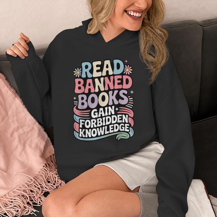 Read Banned Books Gain Forbidden Knowledge Book Enthusiasts Unisex Hoodie Read Banned Books Gain Forbidden Knowledge Book Enthusiasts Unisex Hoodie