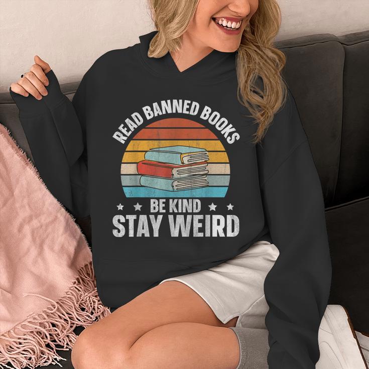 Read Banned Books Be Kind Stay Weird Unisex Hoodie Read Banned Books Be Kind Stay Weird Unisex Hoodie