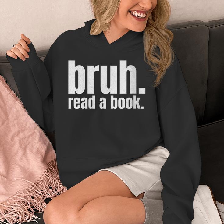 Read A Book Bruh English Teacher Reading Literature Unisex Hoodie