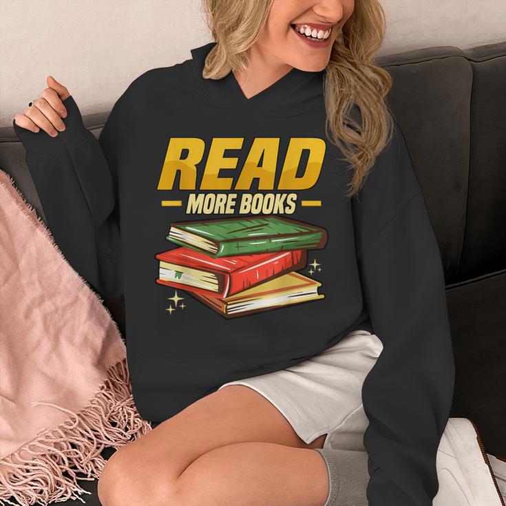 Read More Books Book Worm Library Nerds Librarian Unisex Hoodie