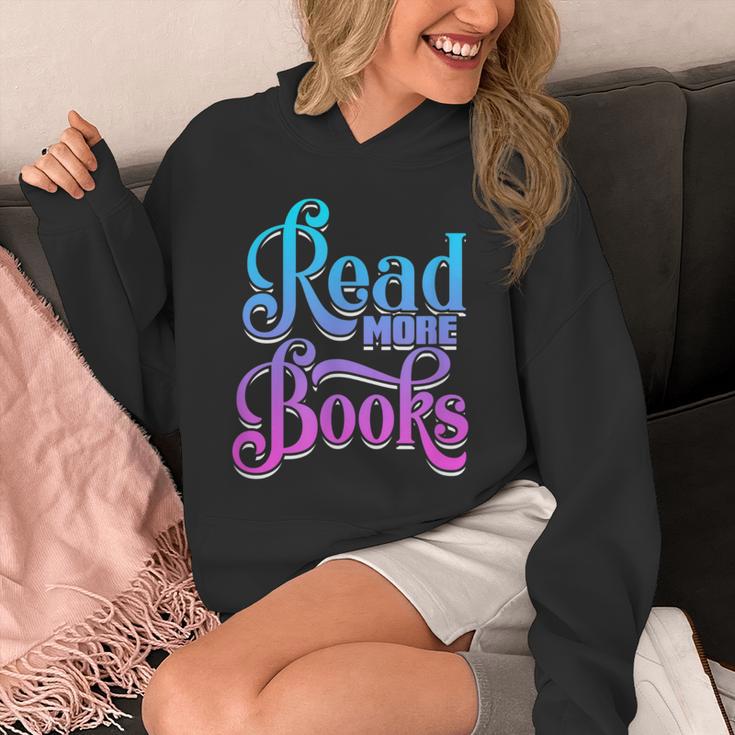 Read More Books Reading Bookworm Book Reader Teacher Men Women Kids Unisex Hoodie