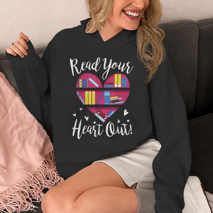 Read Your Heart Out Adorable Idea 4 Book Lovers Unisex Hoodie