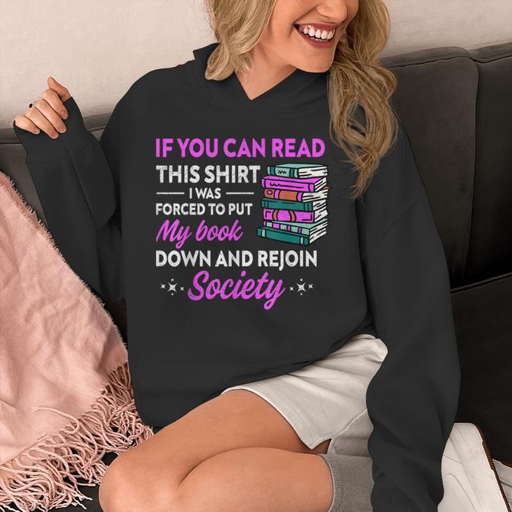 If You Can Read This Shirt I Was Forced To Put My Book Down Unisex Hoodie If You Can Read This Shirt I Was Forced To Put My Book Down Unisex Hoodie