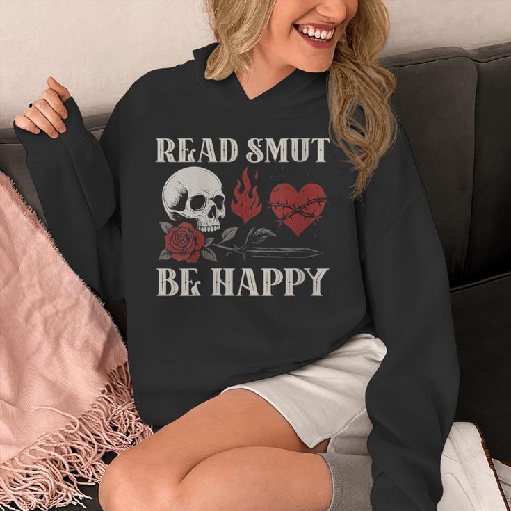 Read Smut Be Happy Dark Romance Merch Smutt Book Lover Women Unisex Hoodie Read Smut Be Happy Dark Romance Merch Smutt Book Lover Women Unisex Hoodie