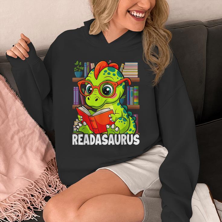 Readasaurus Reading Dinosaur Book Reader Bookworm Unisex Hoodie