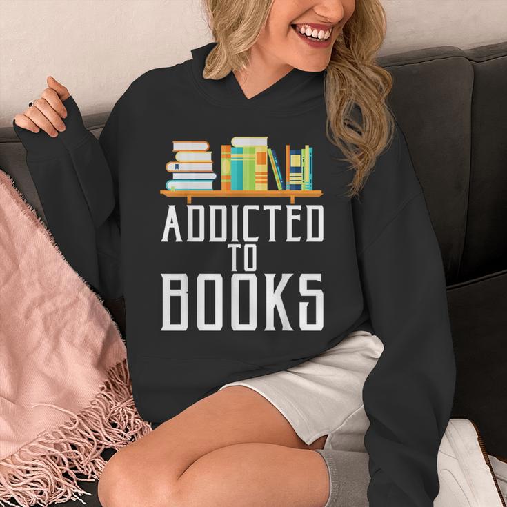 Reader & Library Apparel Addicted To Books Book Lover Unisex Hoodie Reader & Library Apparel Addicted To Books Book Lover Unisex Hoodie