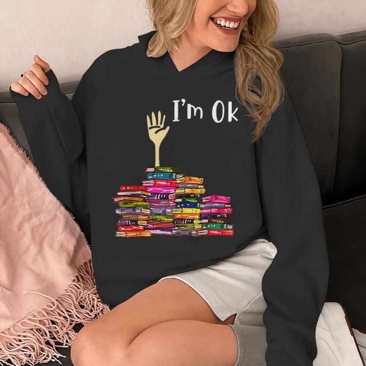 Reading Books Librarian Reader Nerd I'm Ok Teacher School Unisex Hoodie Reading Books Librarian Reader Nerd I'm Ok Teacher School Unisex Hoodie
