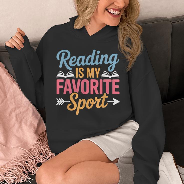 Reading Is My Favorite Sport Book Lover Saying Unisex Hoodie