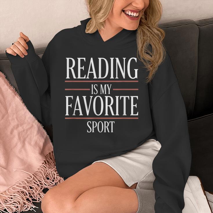 Reading Is My Favorite Sport Literary Reader Book Lover Unisex Hoodie
