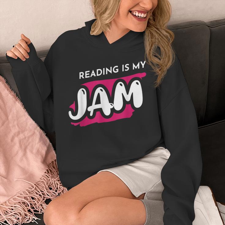 Reading Is My Jam Book Lover And Reading Teacher Men Women Kids Unisex Hoodie