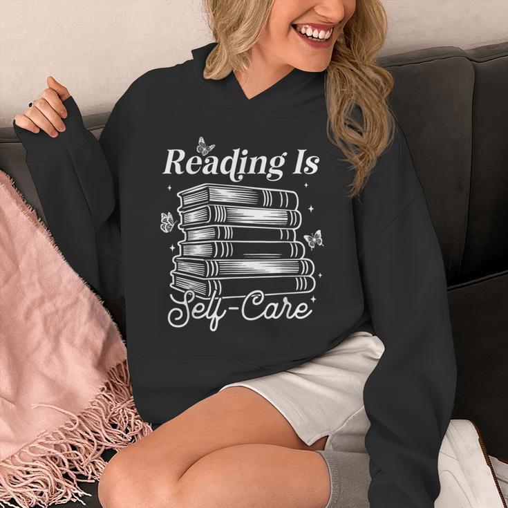 Reading Is Self Care Bookworm Teacher Kids Book Lovers Unisex Hoodie Reading Is Self Care Bookworm Teacher Kids Book Lovers Unisex Hoodie