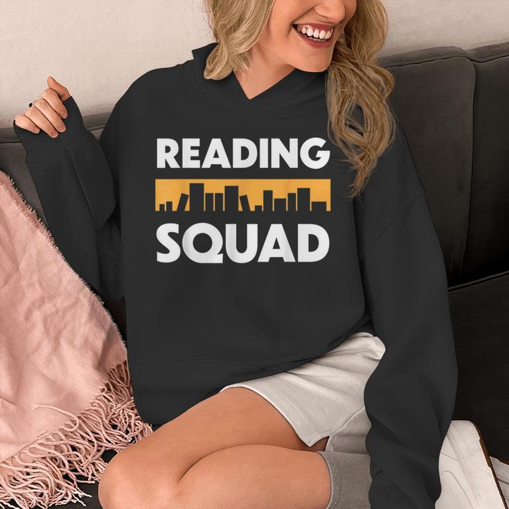 Reading Squad Book Lover And Reading Teacher For Men Women Kids Unisex Hoodie
