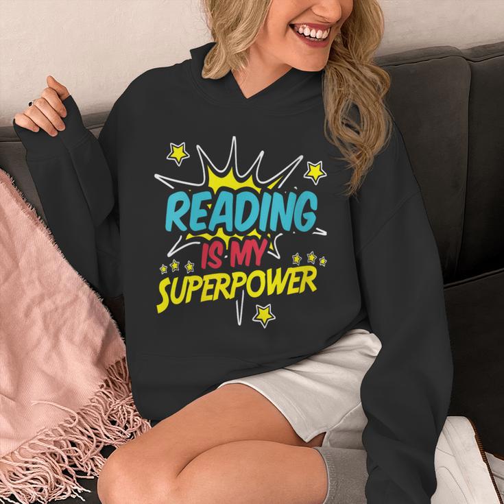 Reading Is My Superpower Book Nerds & Geeks Unisex Hoodie Reading Is My Superpower Book Nerds & Geeks Unisex Hoodie