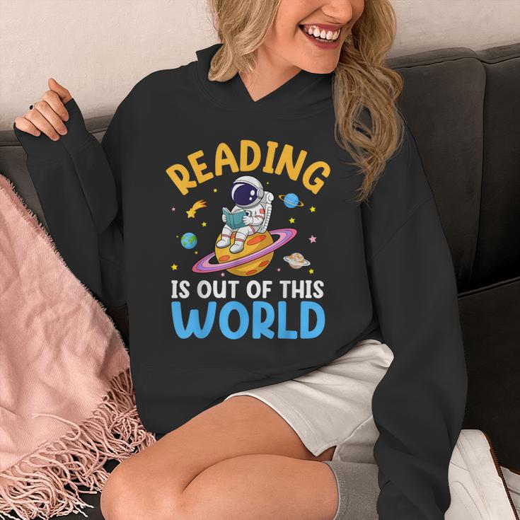 Reading Is Out Of This World Space Read Books Lover Unisex Hoodie