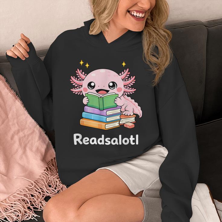 Readsalotl Axolotl Book Reading Unisex Hoodie