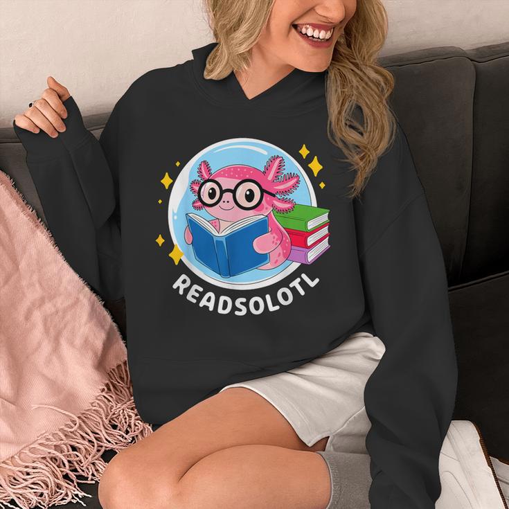Readsolotl Axolotl Reading Book Unisex Hoodie Readsolotl Axolotl Reading Book Unisex Hoodie