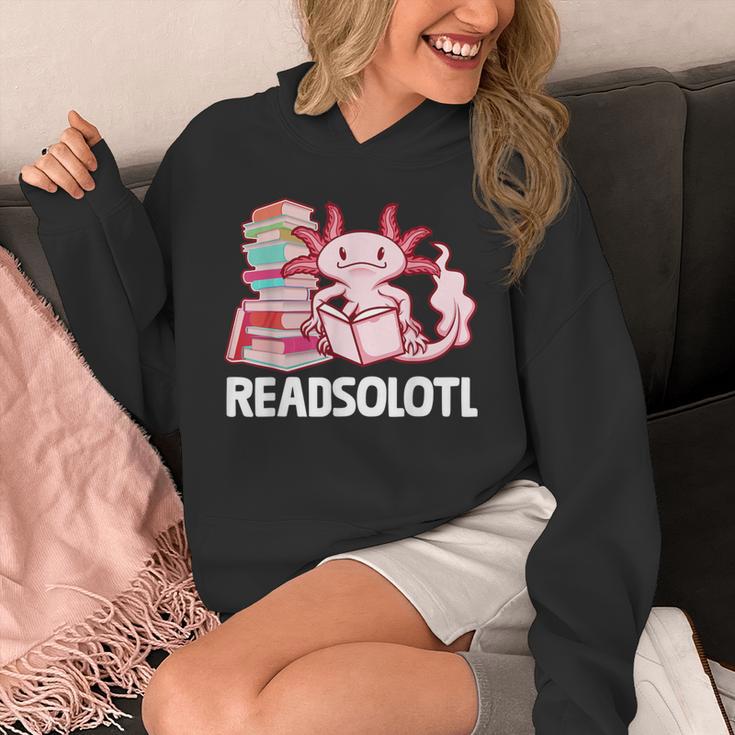 Readsolotl Axolotl Reading Fish Books Lizard Unisex Hoodie Readsolotl Axolotl Reading Fish Books Lizard Unisex Hoodie