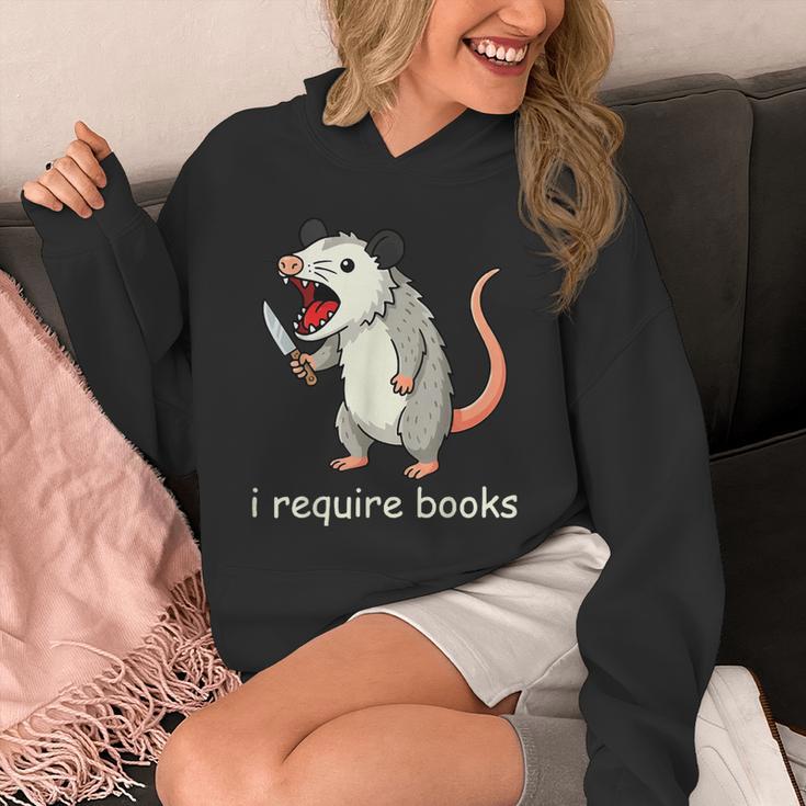 I Require Books Unisex Hoodie