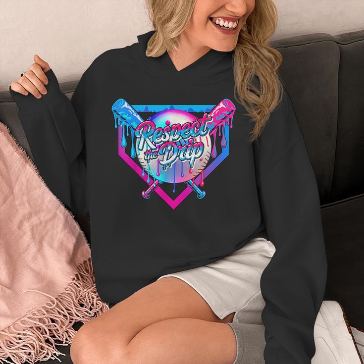 Respect The Drip Baseball Ice Cream For Kids Boys Youth Unisex Hoodie Respect The Drip Baseball Ice Cream For Kids Boys Youth Unisex Hoodie