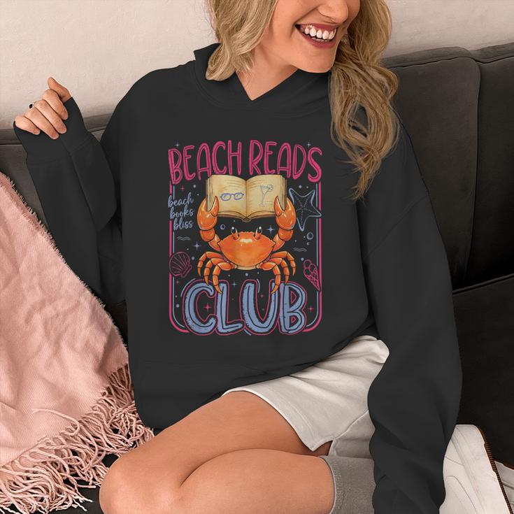 Retro Beach Reads Club Crab Summer Vacation Book Girl Hawaii Unisex Hoodie Retro Beach Reads Club Crab Summer Vacation Book Girl Hawaii Unisex Hoodie