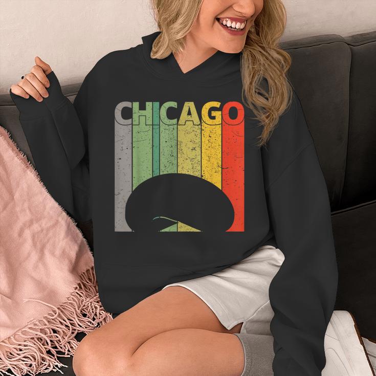 Retro Chicago Intage Chicago Bean Cloud Gate パーカー