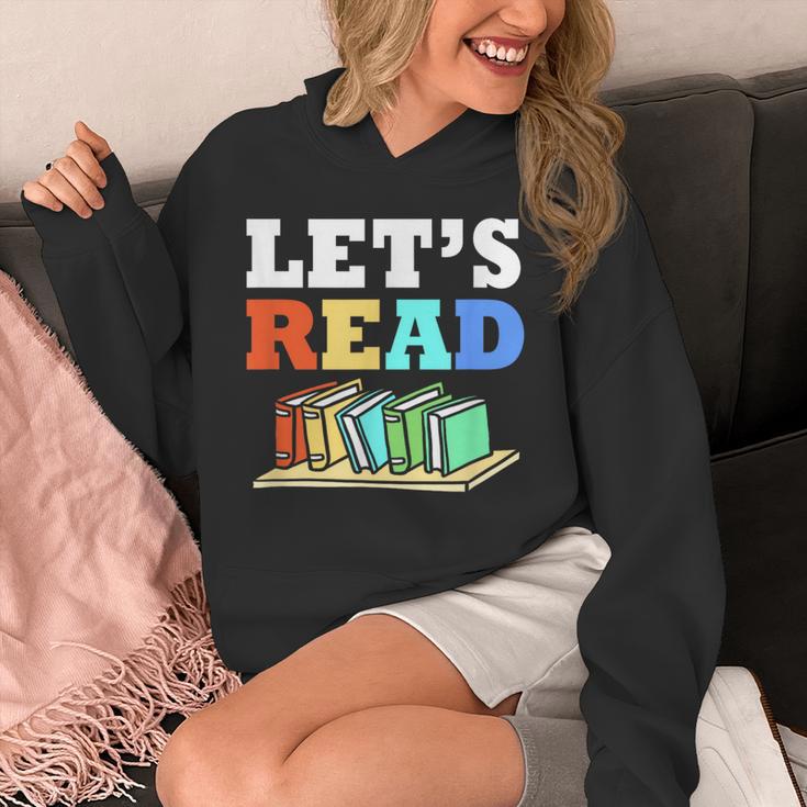 Retro Reading Teacher Book Lover Let's Read Unisex Hoodie Retro Reading Teacher Book Lover Let's Read Unisex Hoodie