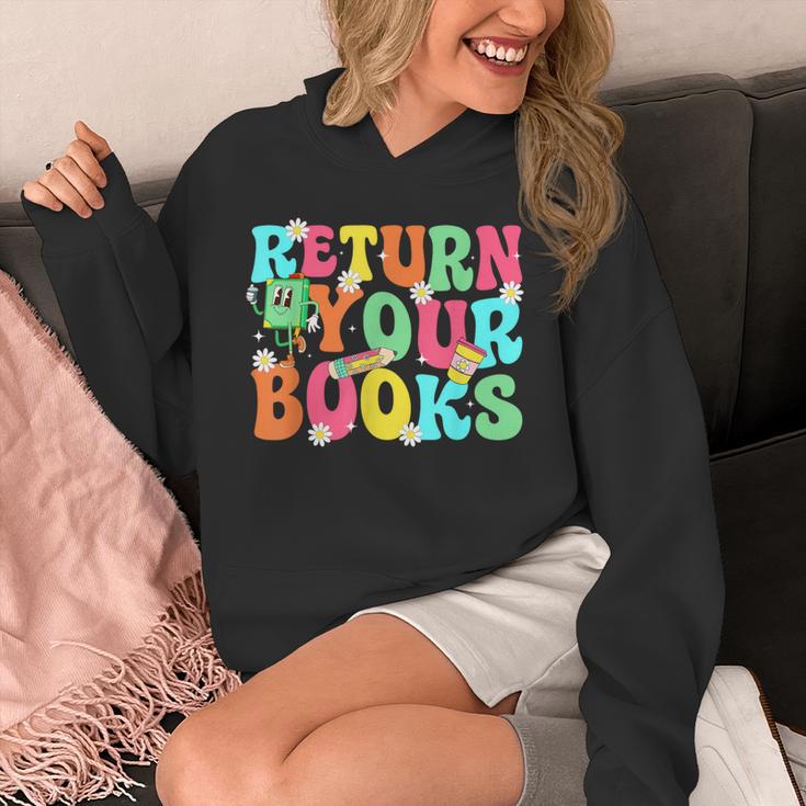 Return Your Books School Librarian School Library Worker Unisex Hoodie Return Your Books School Librarian School Library Worker Unisex Hoodie