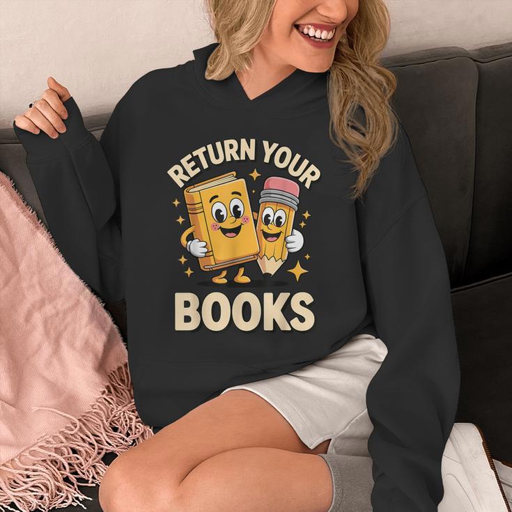 Return Your Books School Librarian Unisex Hoodie
