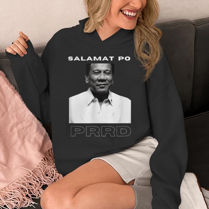 Salamat Po Prrd ありがとう社長ドゥテルテ・ピノイピネー パーカー