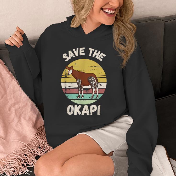 Save The Okapi コンゴキリン オカピ パーカー