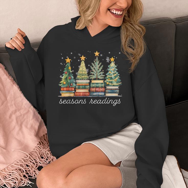 Seasons Readings All Booked For Christmas Book Reading Lover Unisex Hoodie