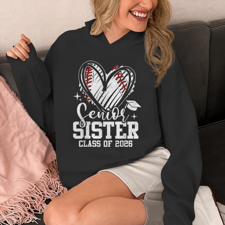 Senior Sister Class Of 2026 Baseball Graduation Heart Unisex Hoodie Senior Sister Class Of 2026 Baseball Graduation Heart Unisex Hoodie