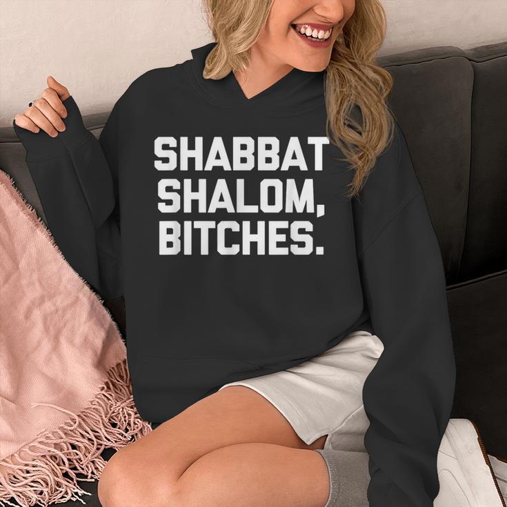 Shabbathalom、Bitches 面白い 言葉 ノベルティ ユダヤ人 パーカー