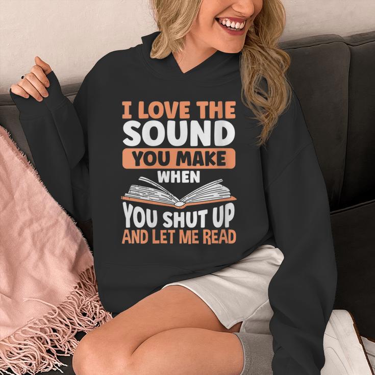 Shut Up And Let Me Read Bookworm Book Lovers Unisex Hoodie