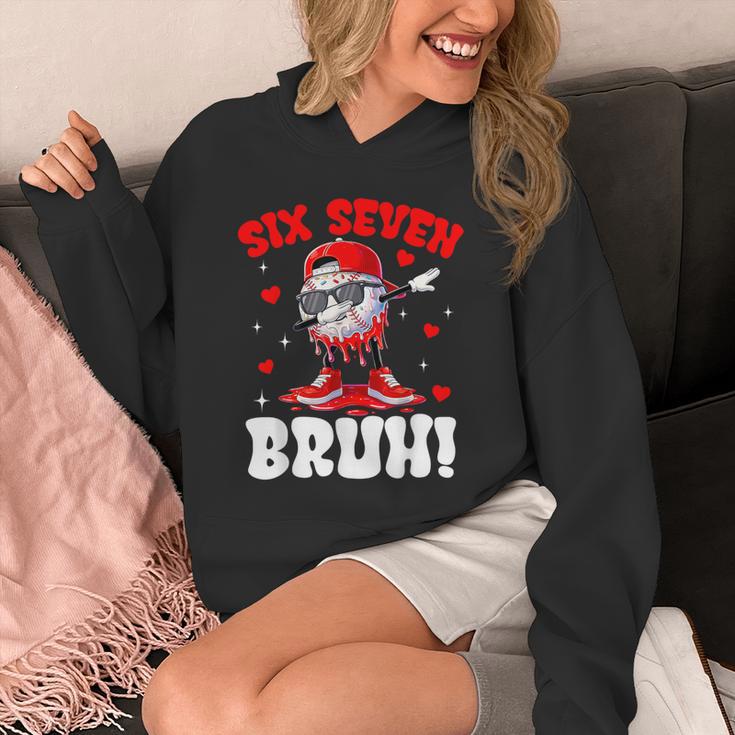 Six Seven 67 Bruh 6 7 Meme Valentine Baseball Drip Boys Kids Unisex Hoodie Six Seven 67 Bruh 6 7 Meme Valentine Baseball Drip Boys Kids Unisex Hoodie