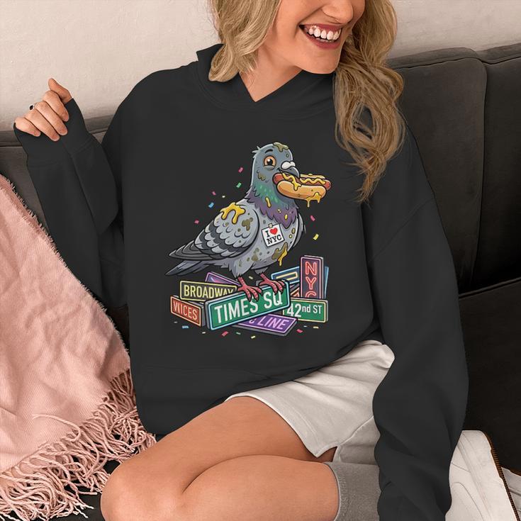 Smart Pigeon Sitting On Book Stack Unisex Hoodie
