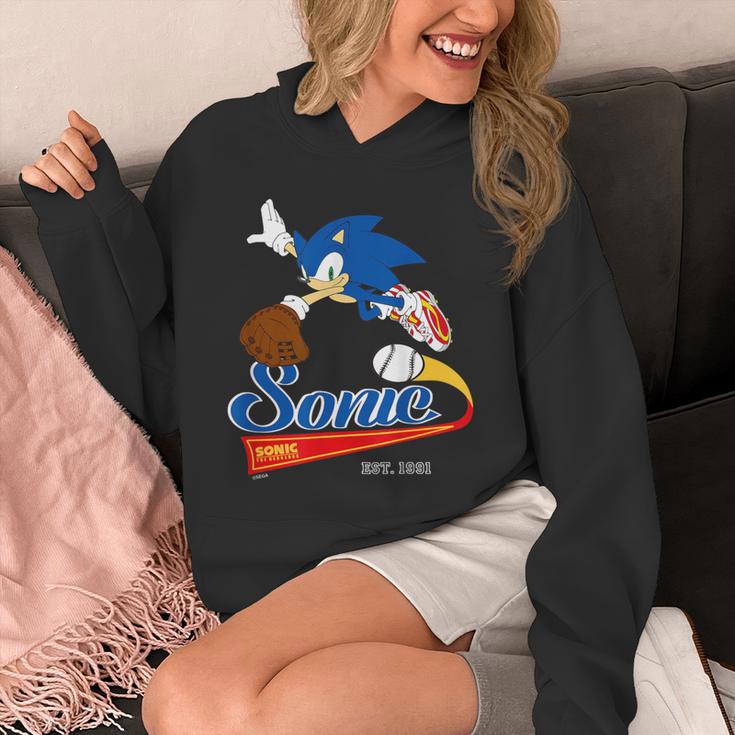 Sonic The Hedgehog Sonic Baseball Est 1991 Unisex Hoodie Sonic The Hedgehog Sonic Baseball Est 1991 Unisex Hoodie
