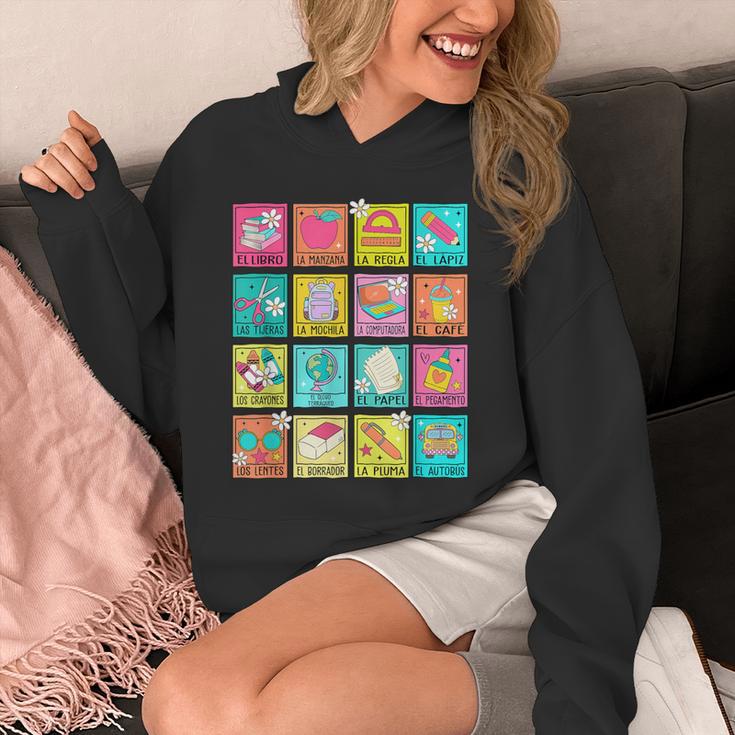 Spanish Teacher Book Back To School Unisex Hoodie
