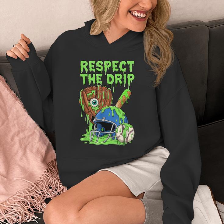 Spooky Zombie Respect The Drip Baseball Halloween Unisex Hoodie Spooky Zombie Respect The Drip Baseball Halloween Unisex Hoodie