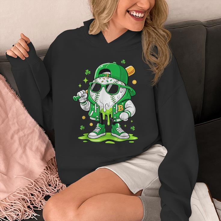 St Patrick Day Baseball Drip Ice Cream Men Boys Kids Unisex Hoodie St Patrick Day Baseball Drip Ice Cream Men Boys Kids Unisex Hoodie