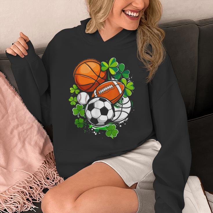 St Patricks Day Shamrock Basketball Baseball Football Soccer Unisex Hoodie St Patricks Day Shamrock Basketball Baseball Football Soccer Unisex Hoodie
