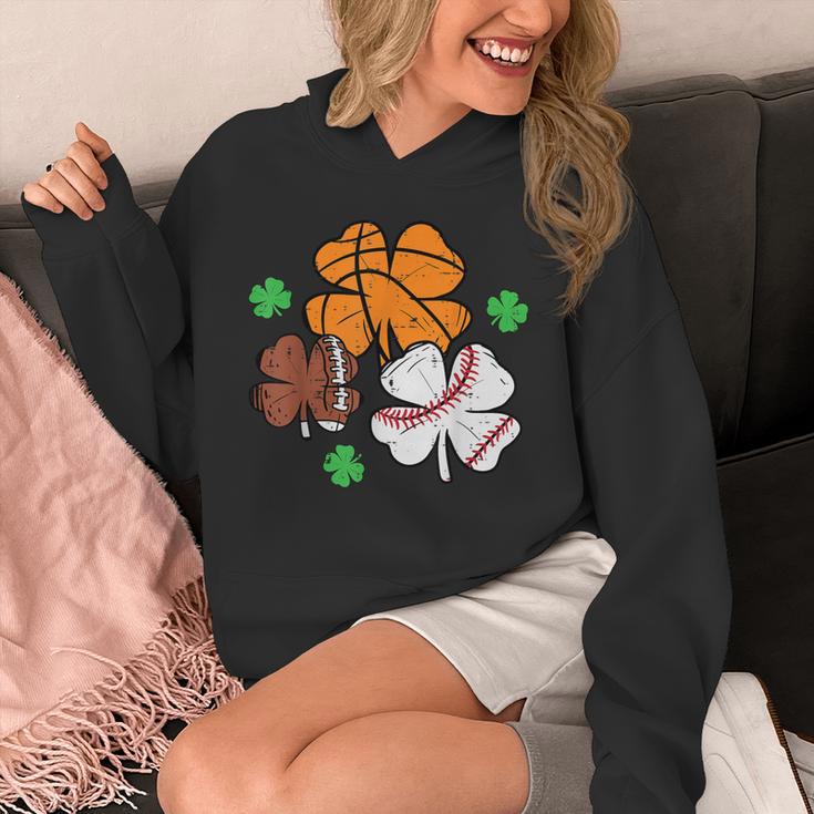 St Patricks Day Shamrock Basketball Baseball Men Boys Kids Unisex Hoodie St Patricks Day Shamrock Basketball Baseball Men Boys Kids Unisex Hoodie