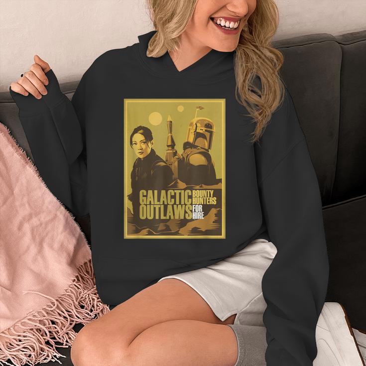 Star Wars The Book Of Boba Fett Fennec Outlaws Poster Unisex Hoodie Star Wars The Book Of Boba Fett Fennec Outlaws Poster Unisex Hoodie