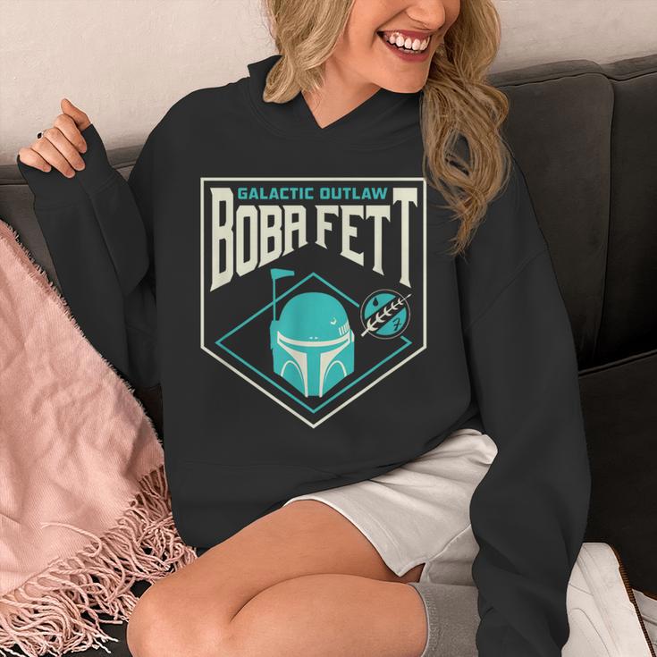 Star Wars The Book Of Boba Fett Galactic Outlaw Badge Unisex Hoodie