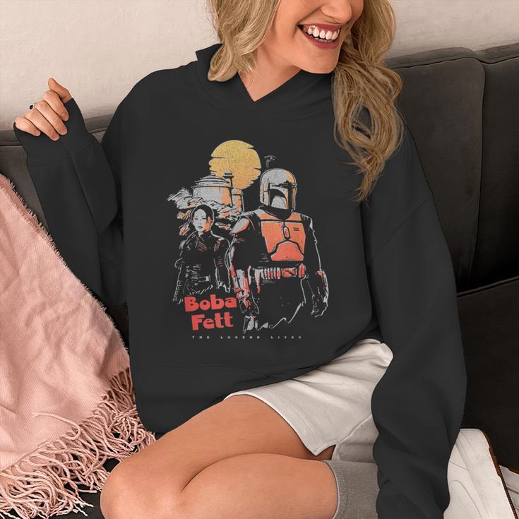 Star Wars The Book Of Boba Fett Retro Color Pop Poster Unisex Hoodie Star Wars The Book Of Boba Fett Retro Color Pop Poster Unisex Hoodie