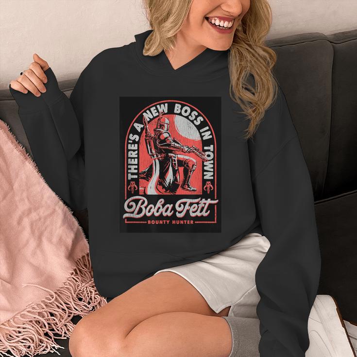 Star Wars The Book Of Boba Fett Vintage Poster V-3 Unisex Hoodie
