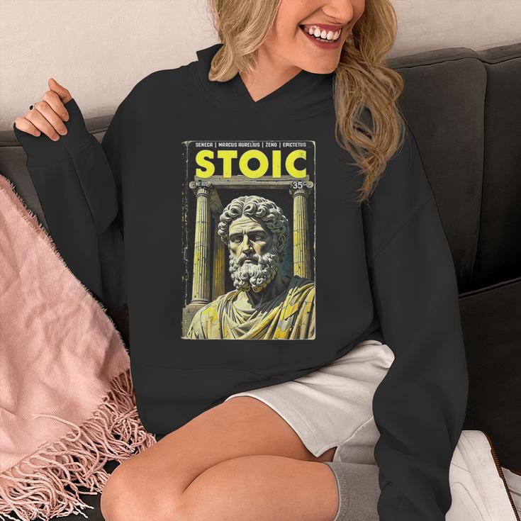 Stoic Philosophy Vintage Book Cover Stoicism Philosopher Unisex Hoodie Stoic Philosophy Vintage Book Cover Stoicism Philosopher Unisex Hoodie