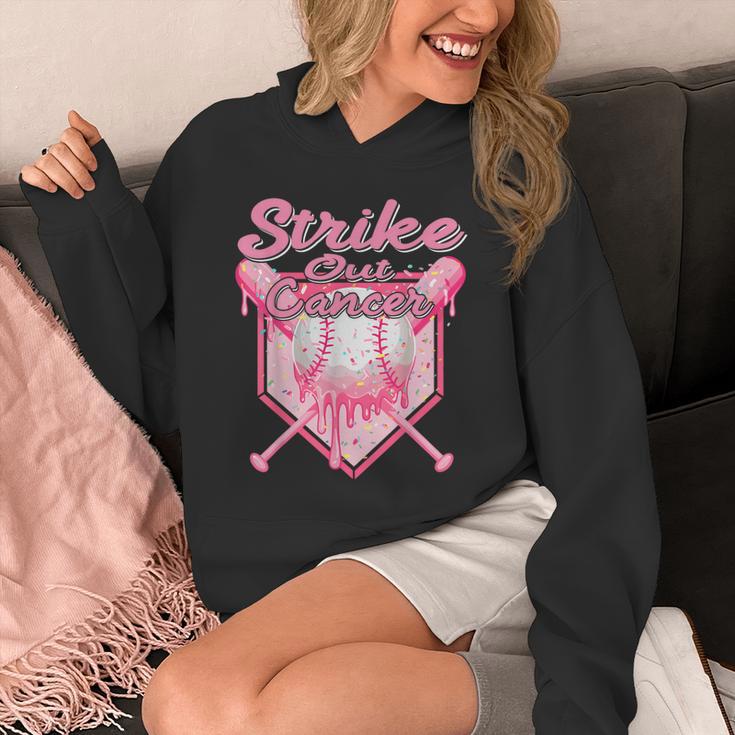 Strike Out Breast Cancer Baseball Drip For Boys Youth Unisex Hoodie Strike Out Breast Cancer Baseball Drip For Boys Youth Unisex Hoodie